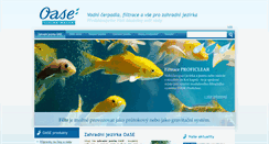 Desktop Screenshot of oase-filtrace.cz